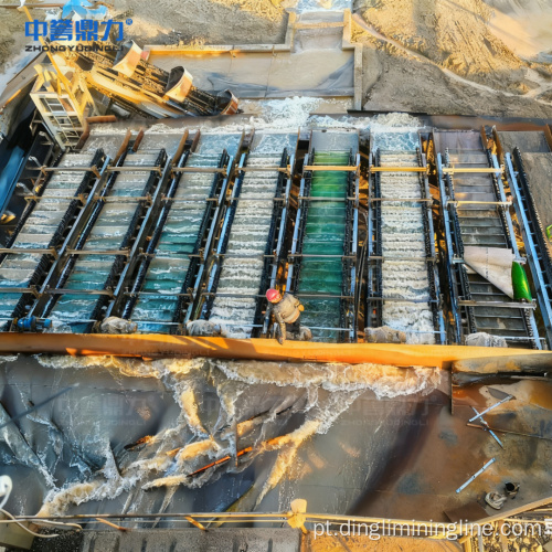 Planta CIP eficiente de extração de ouro de 180 TPH